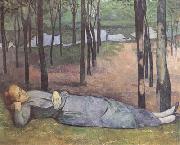Madeleine in the Bois d'Amour (mk06) Emile Bernard